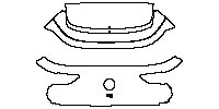 Volkswagen Golf Golf 2015 - Trunk Lid (with R Performance pack, with ''R'' emblem)