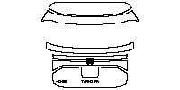 Volkswagen Tacqua Exterior 2020 - Trunk Lid (With''一汽一大众''''Tacqua''word mark)