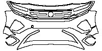Volkswagen Talagon Exterior 2021 - Bumper+Headlamp