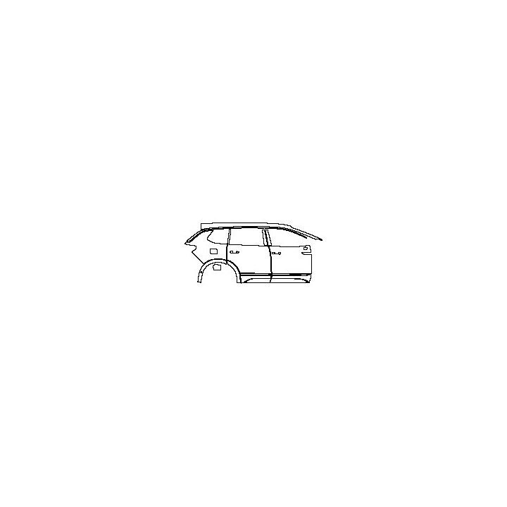 Volkswagen Talagon Exterior 2021 - (right)Door+Side Skirt+Rear Fender