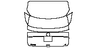 Volkswagen ID.4 (CN) X 2021 - Trunk Lid (with''上汽大众'' ''ID.4'' ''X'' model emblem)