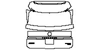 Volkswagen Teramont Exterior 2017 - Trunk Lid (with“上汽大众” “300TSI” “4Motion” model emblem)