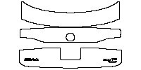 Volkswagen Tiguan X Exterior 2021 - Trunk Lid (with"上汽大众" "3X0TSI" "4Motion"model emblem)