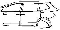 Volkswagen Viloran Exterior 2020 - (left) Door+Side Skirt+Rear Fender