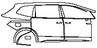 Volkswagen Viloran Exterior 2020 - (right) Door+Side Skirt+Rear Fender