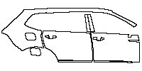 (right) Door+Side Skirt+Rear Fender