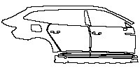 Volkswagen Arteon Exterior 2021 - (right) Door+Side Skirt+Rear Fender