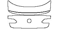Volkswagen CC Sedan 2019 - Trunk Lid (without emblem)