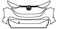 Volkswagen ID.BUZZ Exterior 2023 - Bumper+Headlamp (with simplified grille)