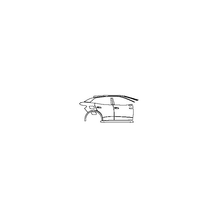 Volkswagen ID.4 (CN) Crozz 2021 - (right)Door+Side Skirt+Rear Fender (without chrome trim on side skirt)