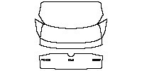 Volkswagen ID.4 (CN) Crozz 2021 - Trunk Lid (with ''一汽-大众'' ''ID.4'' ''CROZZ'' emblem)
