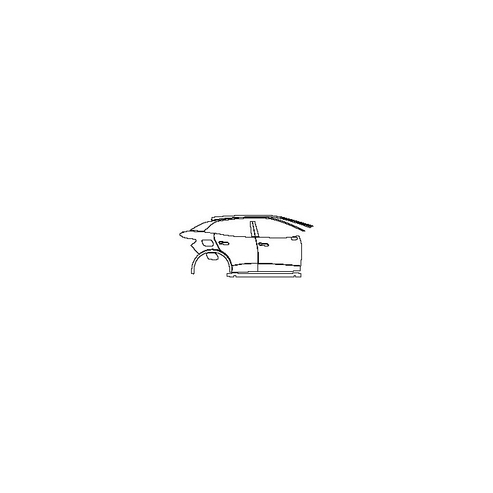 Volkswagen ID.4 GTX 2021 - (right)Door+Side Skirt+Rear Fender (without emblem on front door)