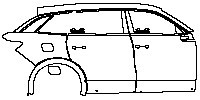 Volkswagen Tavendor Base 2023 - (right)Door+Side Skirt+Rear Fender