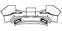 Volkswagen Tavendor Base 2023 - Rear Bumper (with 4 PDC)