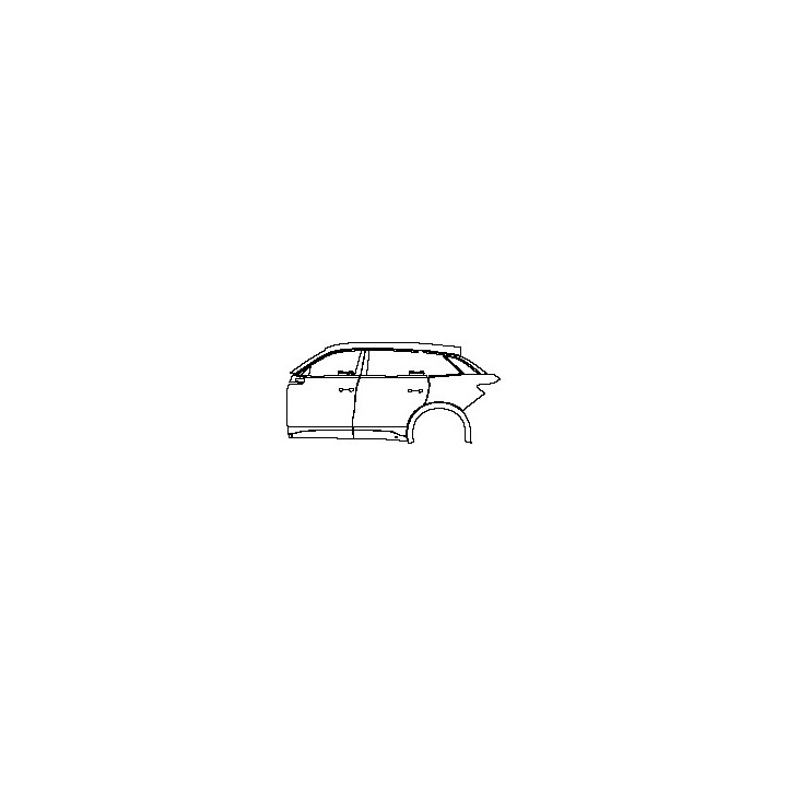 (left)Door+Side Skirt+Rear Fender