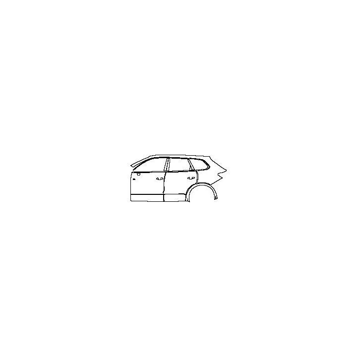 (left) Door+Side Skirt+Rear Fender