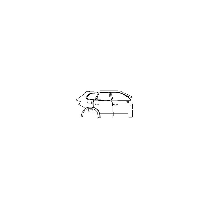 (right) Door+Side Skirt+Rear Fender