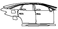 (right) Door+Side Skirt+Rear Fender