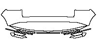 Volkswagen Atlas Cross Sport (US) SEL 2020 - Rear Bumper
