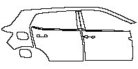 Volkswagen T-Cross (BR) Exterior 2020 - (right) Door+Rear Fender