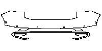 Volkswagen T-Cross (BR) Exterior 2020 - Rear Bumper (with 6 PDC)