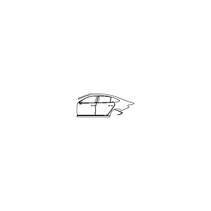 (left) Door+Side Skirt+Rear Fender