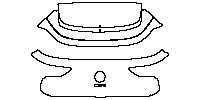 Volkswagen Golf Golf 2021 - Trunk Lid (with spoiler, with ''GTI'' emblem)