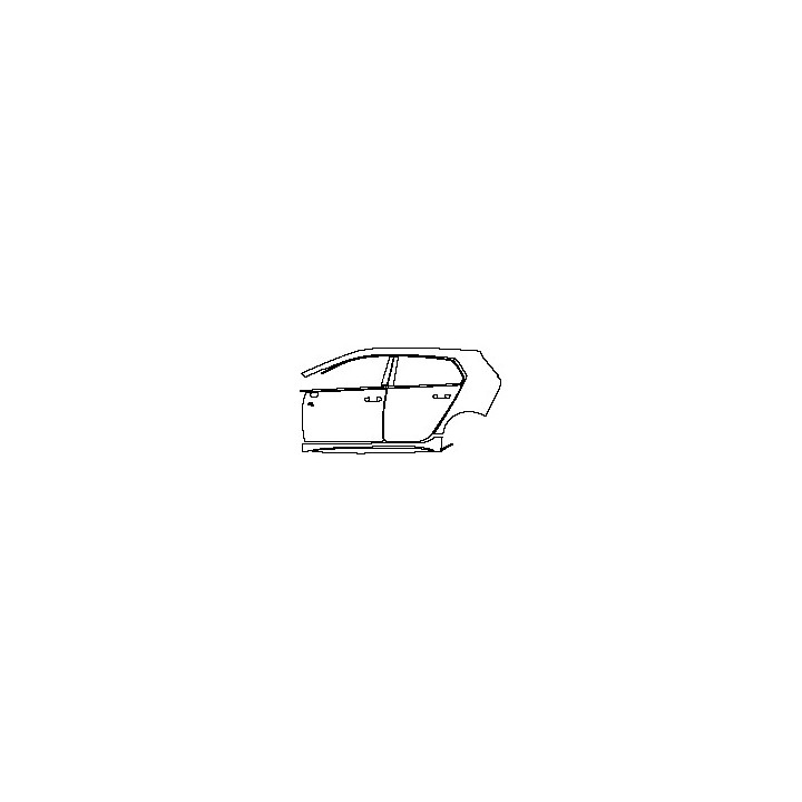 (left) Door+Side Skirt+Rear Fender
