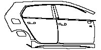 (right) Door+Side Skirt+Rear Fender