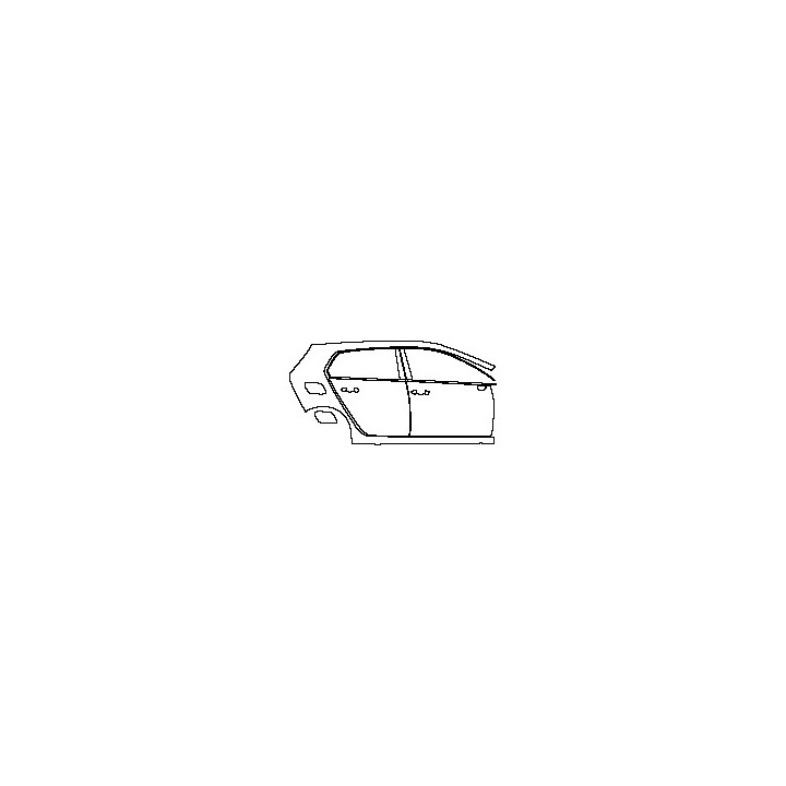(right) Door+Side Skirt+Rear Fender
