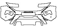 Volkswagen Amarok Aventura 2023 - Bumper+Headlamp (with 2 PDC)