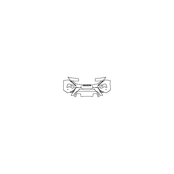 Volkswagen Amarok Aventura 2023 - Bumper+Headlamp (with 2 PDC)