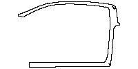 Volkswagen Amarok Style 2023 - (left) Rear Fender (The bottom edge of rear fender covers the coarse-grained surface)