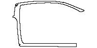 Volkswagen Amarok Style 2023 - (right) Rear Fender (The bottom edge of rear fender covers the coarse-grained surface)