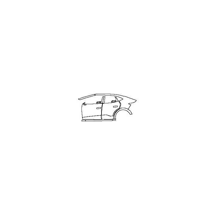 (left) Door+Side Skirt+Rear Fender