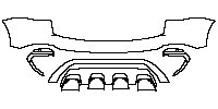 Volkswagen Taos (US) S 2023 - Rear Bumper