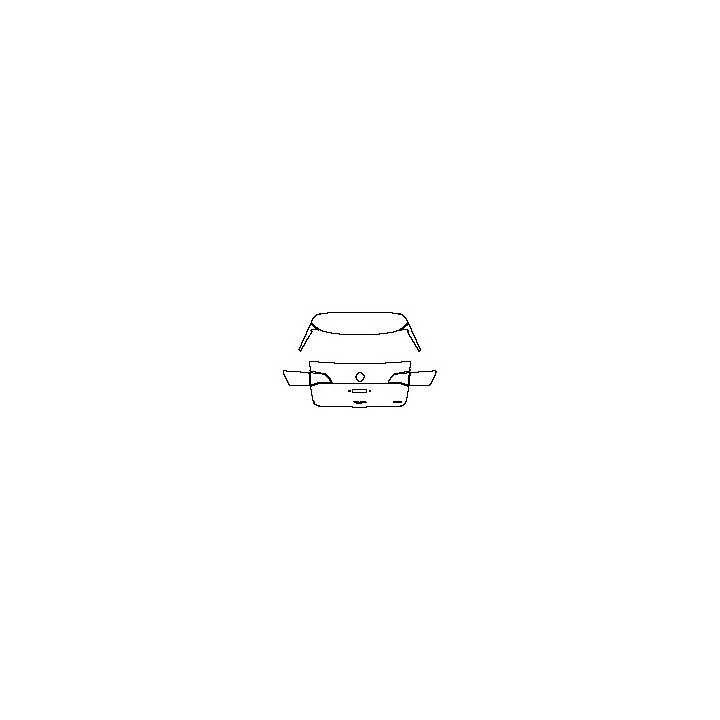Volkswagen Taos (US) S 2023 - Trunk Lid (with ''TAOS'', ''4MOTION'' emblems)