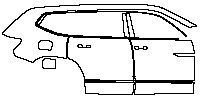 (right) Door+Side Skirt+Rear Fender