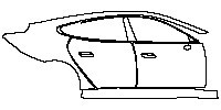(right) Door+Side Skirt+Rear Fender