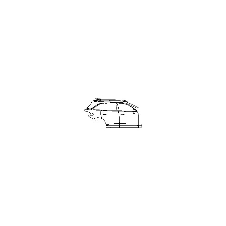 (right)Door+Side Skirt+Rear Fender