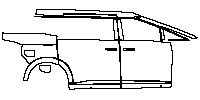 (right) Door+Side Skirt+Rear Fender