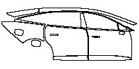 (right) Door+Side Skirt+Rear Fender