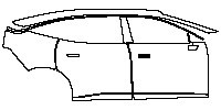 (right) Door+Side Skirt+Rear Fender
