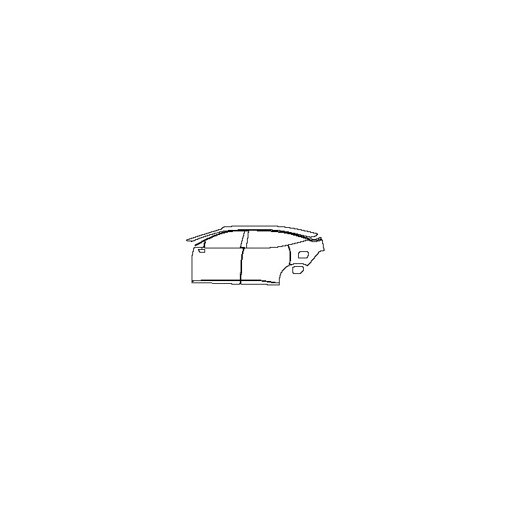 (left) Door+Side Skirt+Rear Fender
