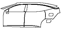 (left) Door+Side Skirt+Rear Fender