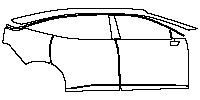 (right) Door+Side Skirt+Rear Fender