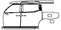 (left) Door+Side Skirt+Rear Fender