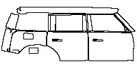 (right) Door+Rear Fender+Side Skirt