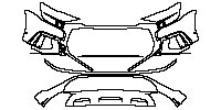 Audi Q8 Exterior 2018 - Bumper+Headlamp