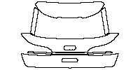 Audi Q7 S-line 2016 - Trunk Lid (without model emblem)